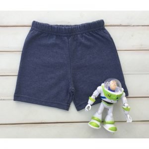 SHORT AZUL MELANGE - Imagen 1