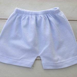 SHORT CON DETALLES EN CELESTE