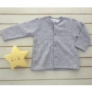 CAMPERA GRIS FRISADA