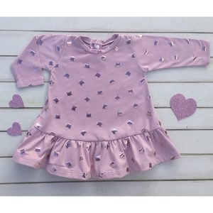 VESTIDO FOIL ROSA