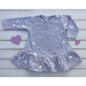 VESTIDO FOIL GRIS