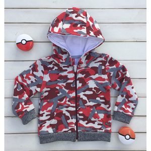 CAMPERA FRISADA COLORES (ROJO, BORDO)