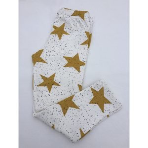 CALZA CON ESTRELLAS AMARILLAS