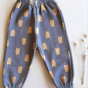 PANTALÓN AZUL CON OSOS NARANJAS PRÑTS