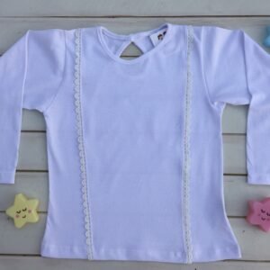 CAMISETA BLANCA CON PUNTILLAS GC