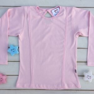 CAMISETA ROSA CON PUNTILLAS GC