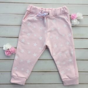 PANTALON CON ESTRELLAS ROSA LLGR SR - Imagen 1